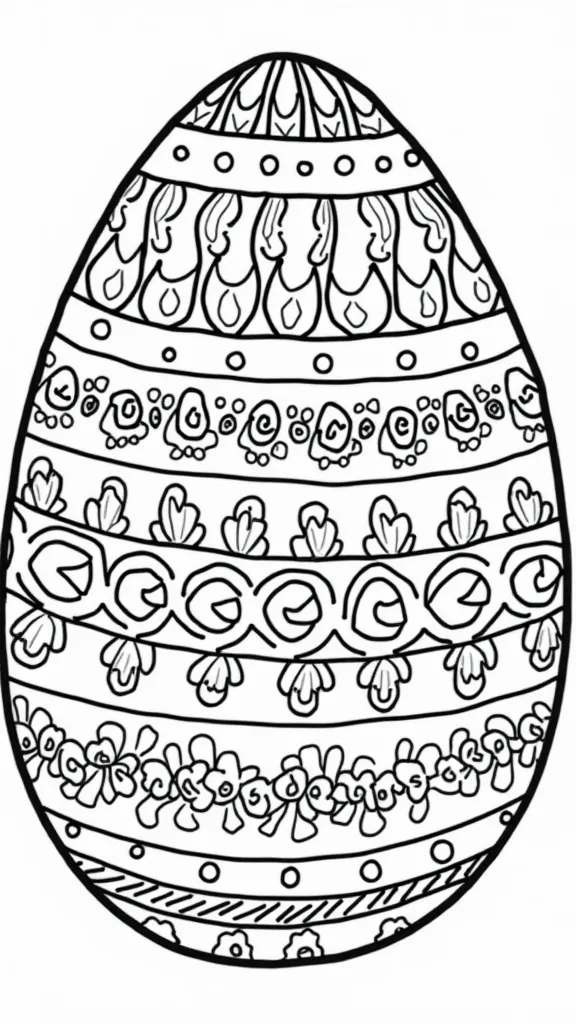 printable egg coloring pages